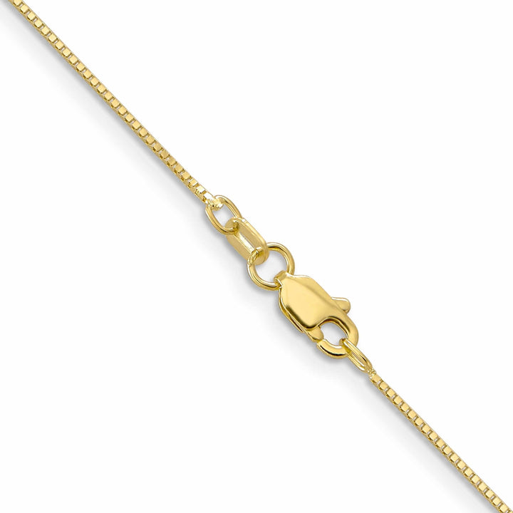 10k Yellow Gold Box Chain .7MM wide