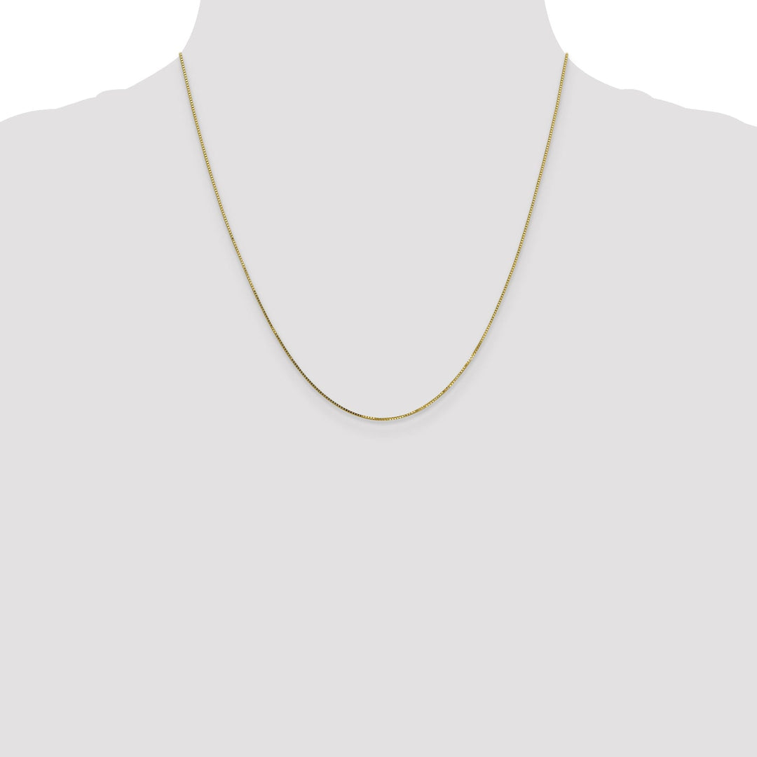 10k Yellow Gold Box Chain .7MM wide