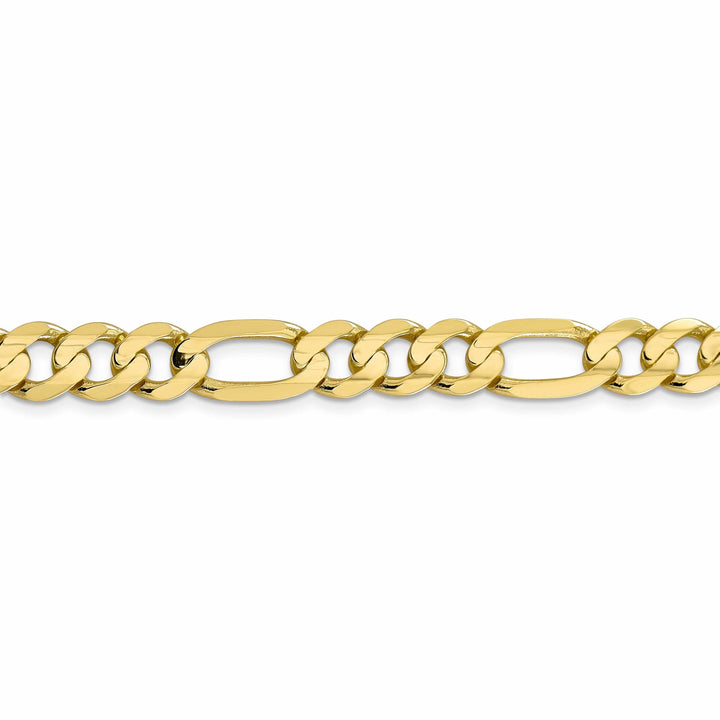 10k Yellow Gold Light Figaro Chain 8.75MM