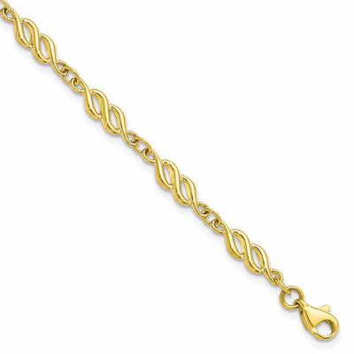 10k Yellow Gold Polished Bracelet