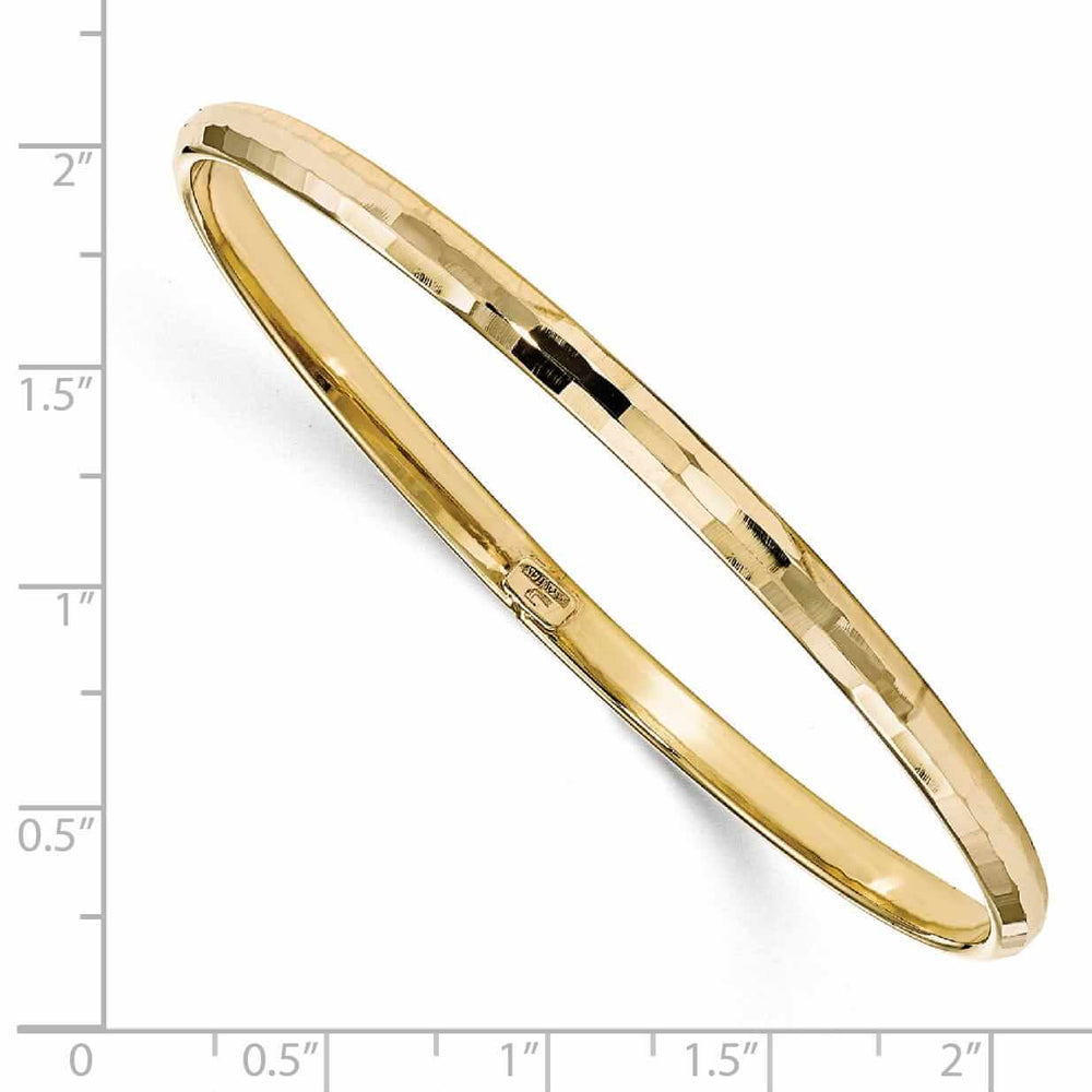 10k Yellow Gold Polished Bangle