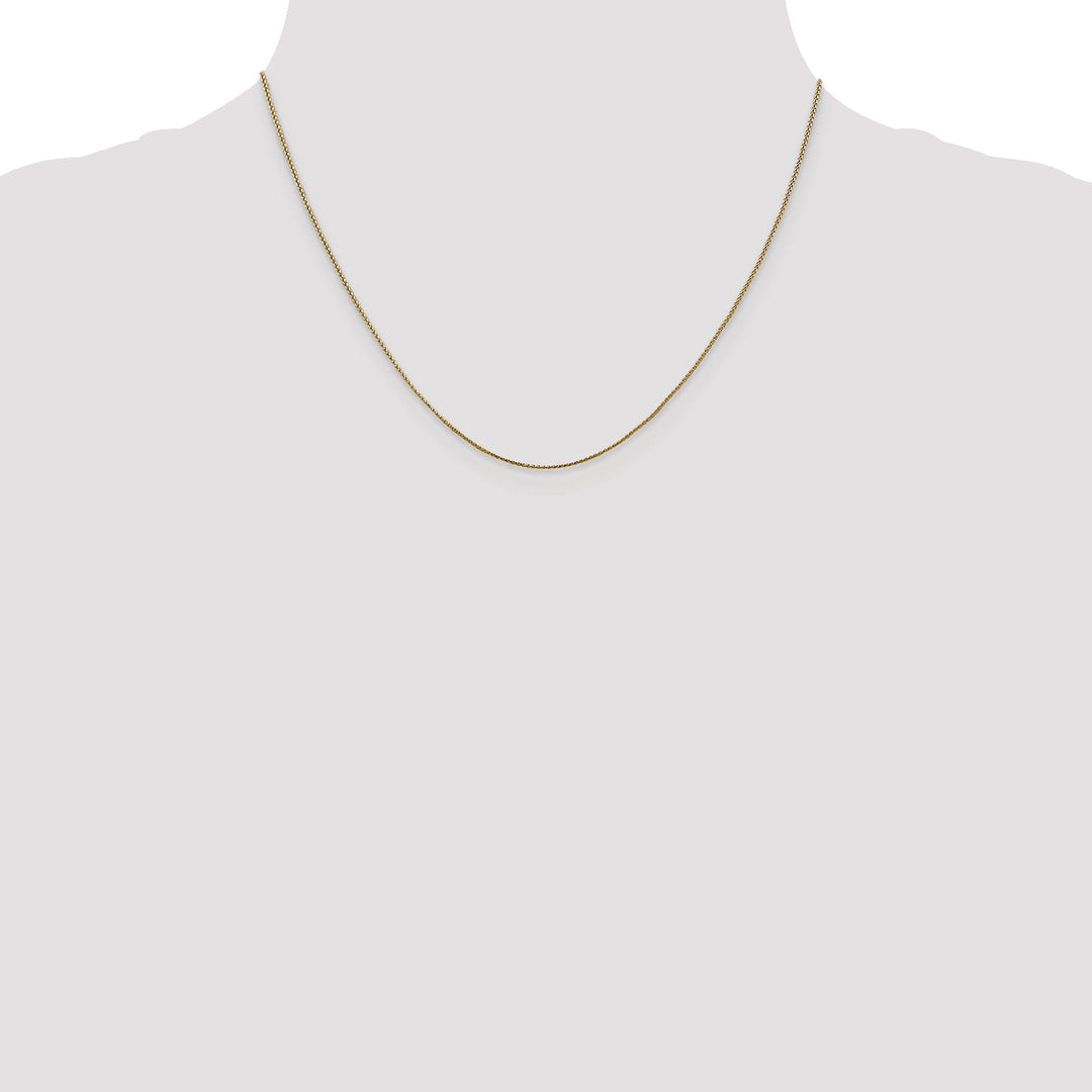14k Rose Gold .8mm Baby Spiga Wheat Chain
