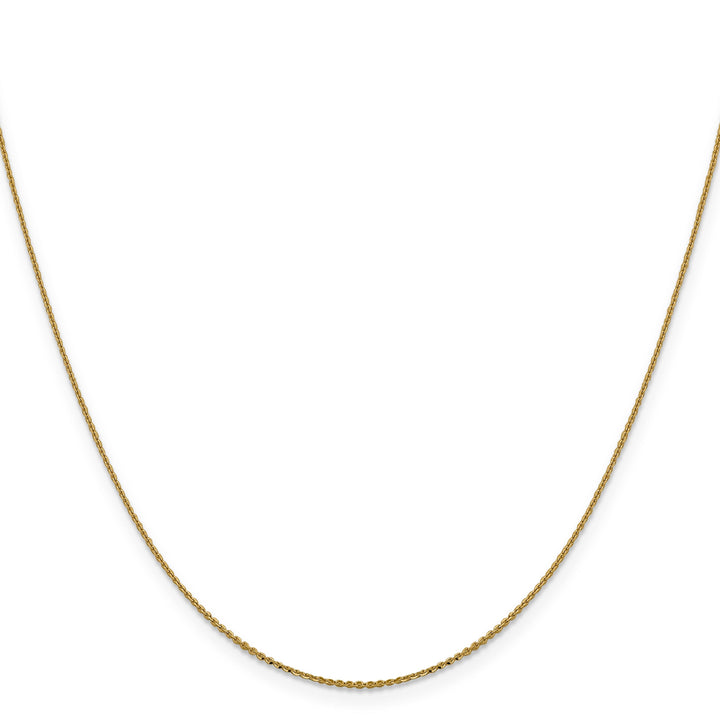 14k Yellow Gold .90 mm Diamond Cut Cable Chain
