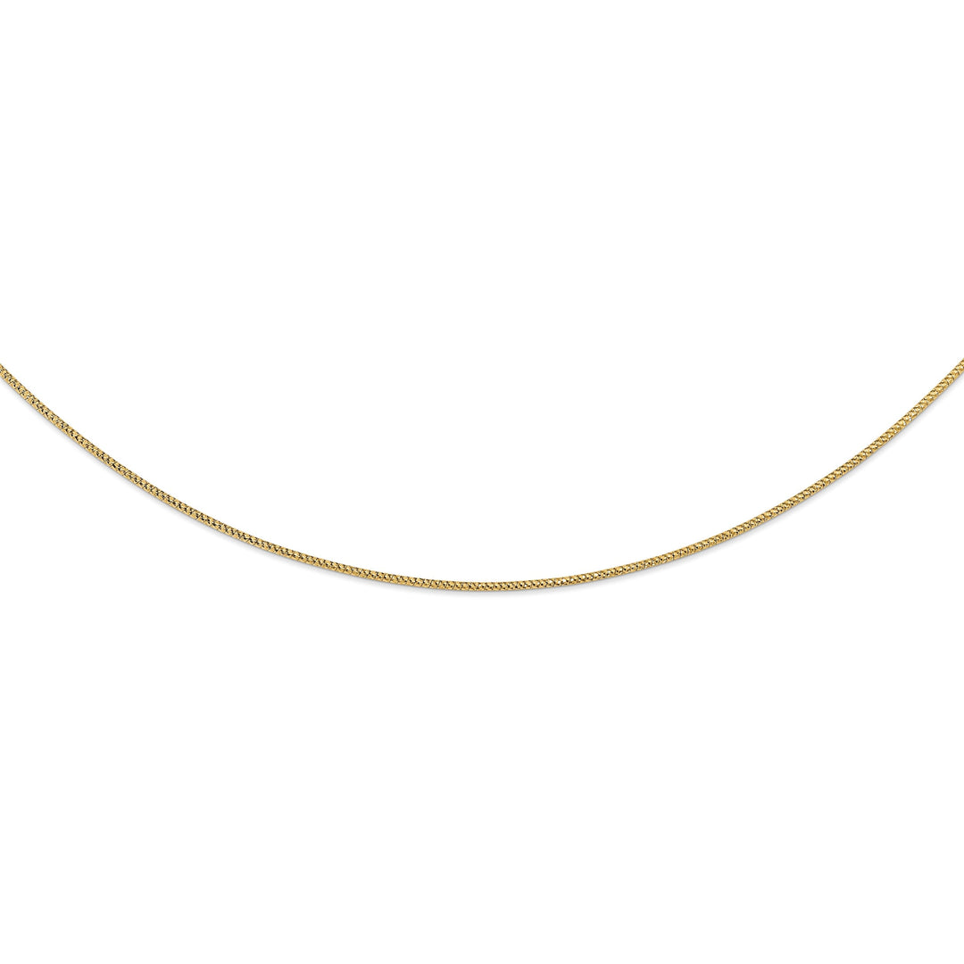 14k Yellow Gold 1.5mm D.C Neckwire Necklace