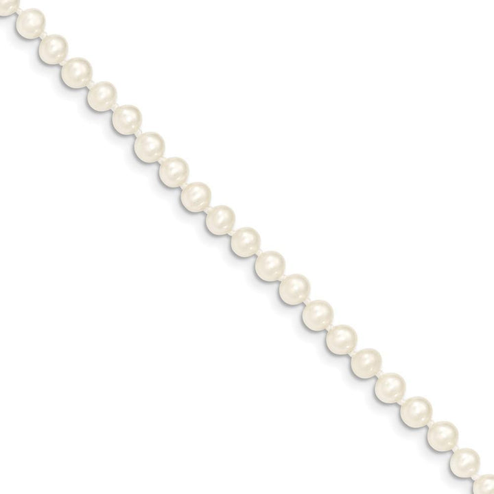 14k Gold White Freshwater Cultured Pearl Necklace