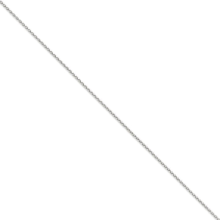 14k White Gold 1.80mm Diamond Cut Spiga Chain