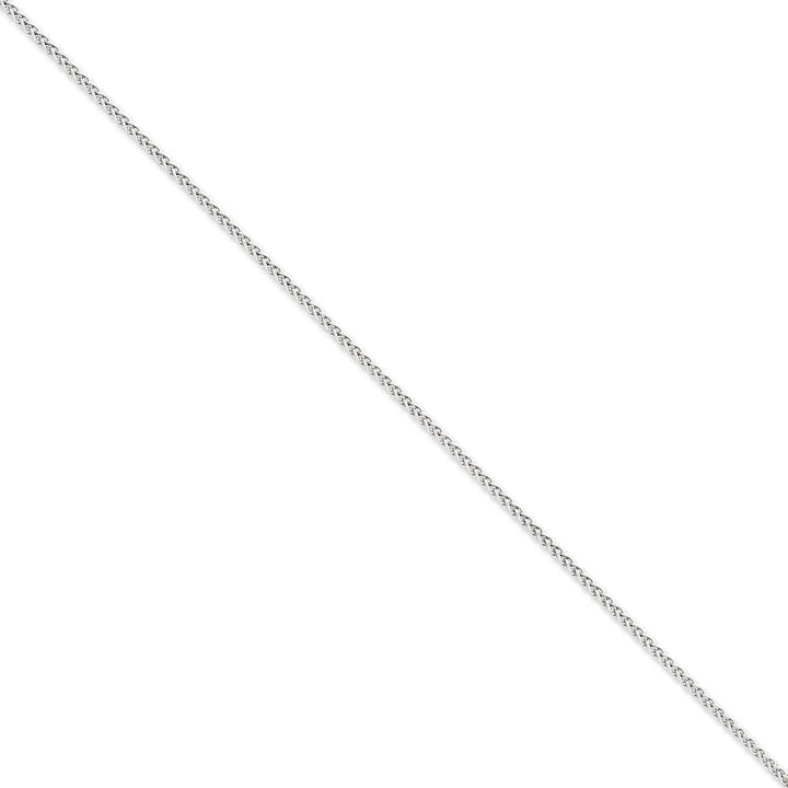 14k White Gold 2.25m Solid Polished Spiga Chain