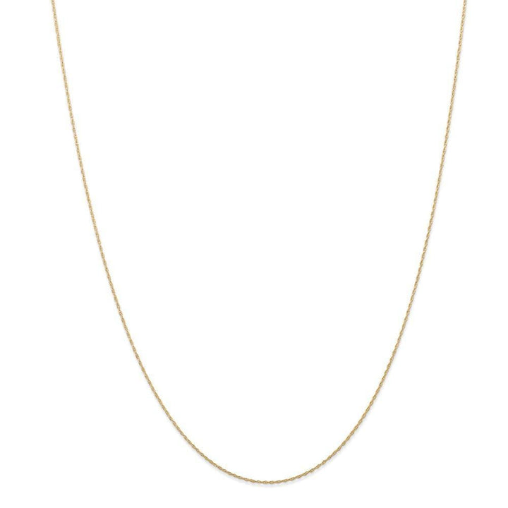 14K Yellow Gold 0.50mm Carded Cable Rope Chain