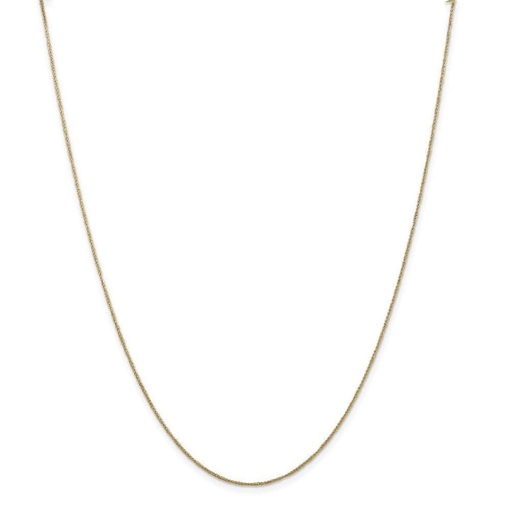 14k Yellow Gold 0.70mm Polished Ropa Chain