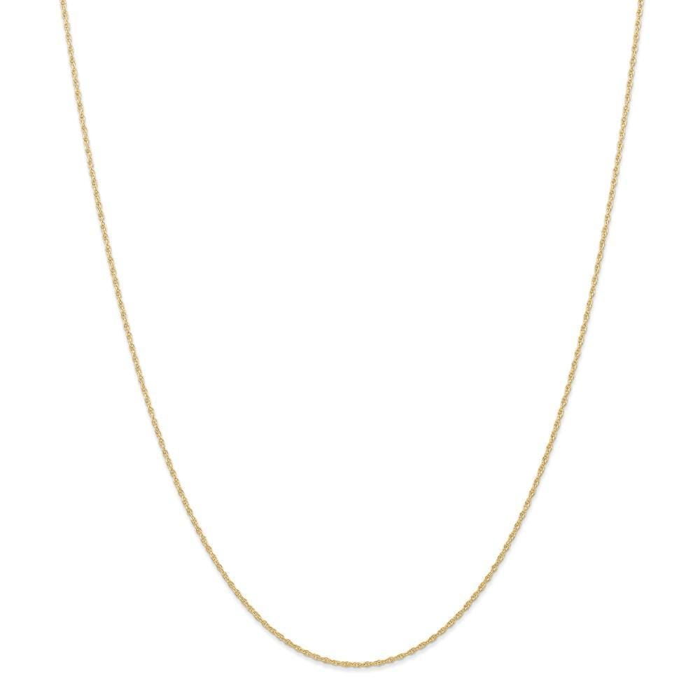 14K Yellow Gold 0.95mm Carded Cable Rope Chain