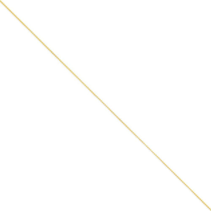 14k Yellow Gold 1.10mm Solid Polish Spiga Chain