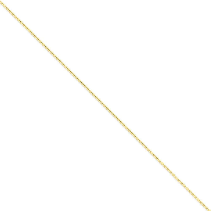 14k Yellow Gold 1.65mm Solid D.C Cable Chain