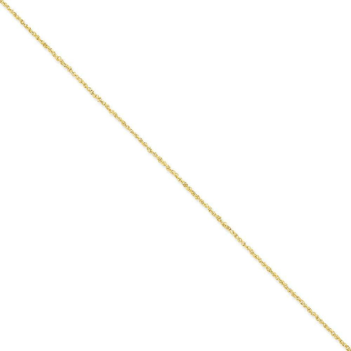 14k Yellow Gold 1.70mm Polished Ropa Chain