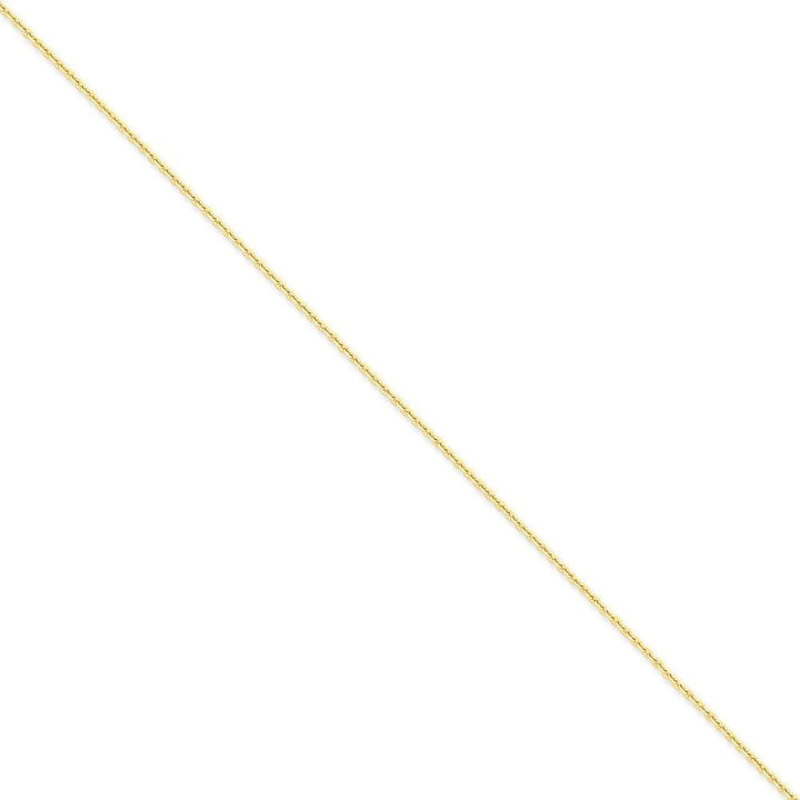 14k Yellow Gold 1.75mm Hollow Round Box Chain