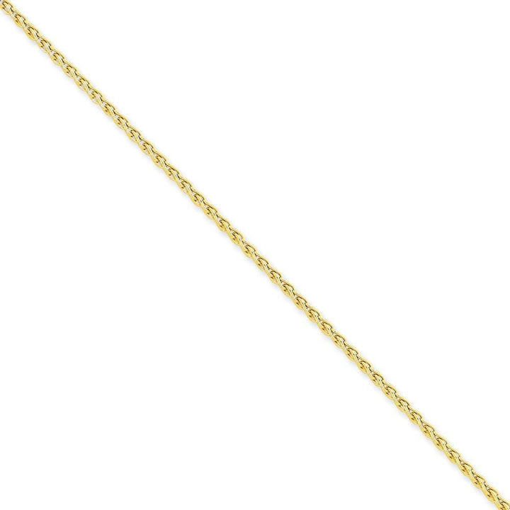 14k Yellow Gold 2.25mm Parisian Wheat Chain