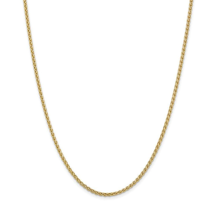 14k Yellow Gold 2.80mm Solid Polish Spiga Chain