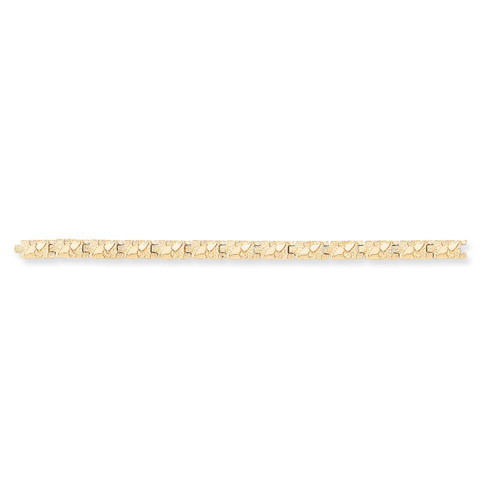 14k Yellow Gold 5.0MM Nugget Bracelet