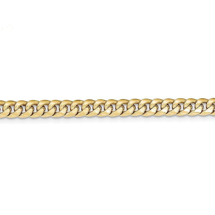 14k Yellow Gold 6.00mm Hollow Cuban Link Chain