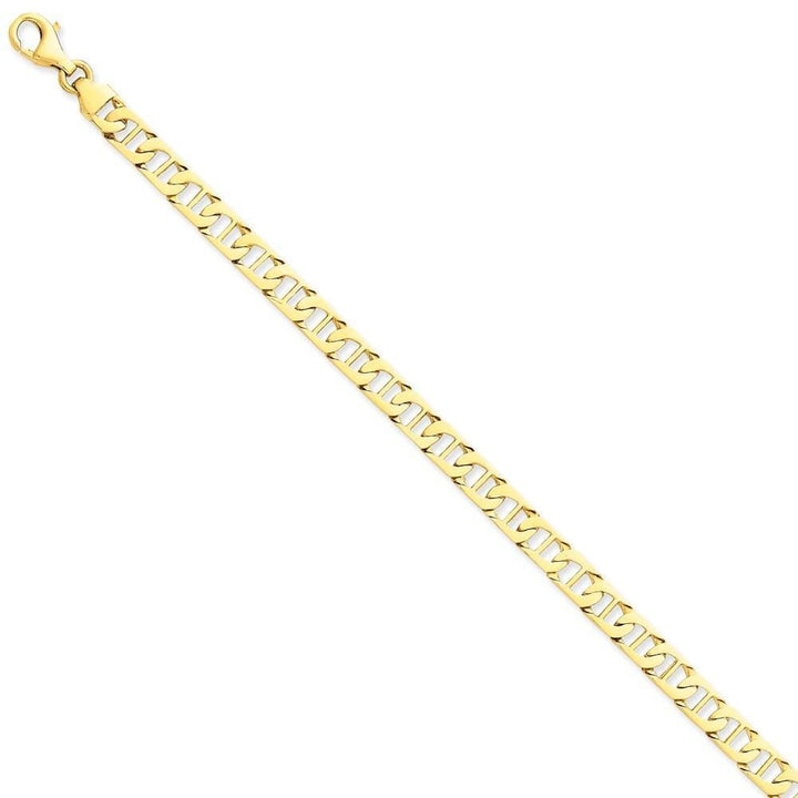 14k Yellow Gold 6.25mm Fancy Anchor Link Chain