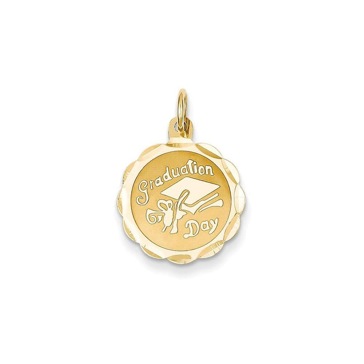 14k Yellow Gold Graduation Day Charm