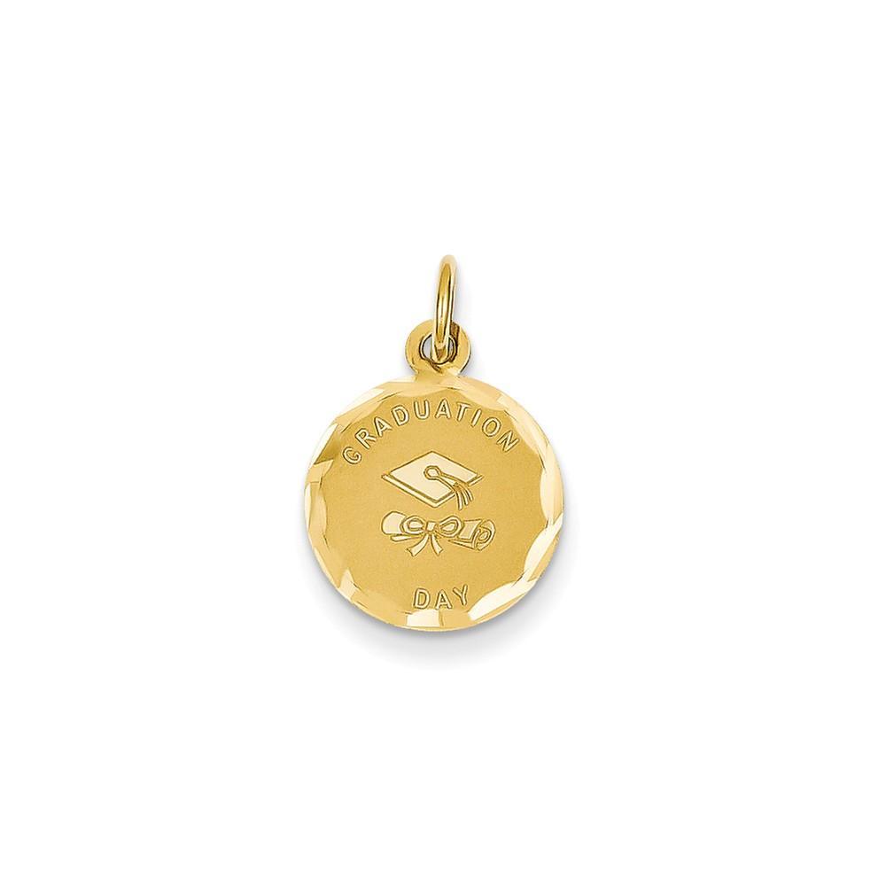 14k Yellow Gold Graduation Day Charm