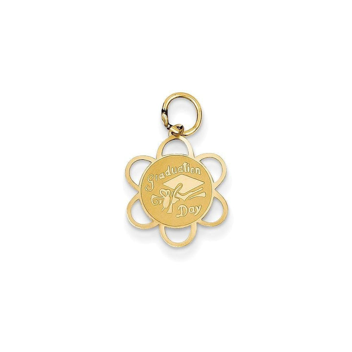 14k Yellow Gold Graduation Day Charm