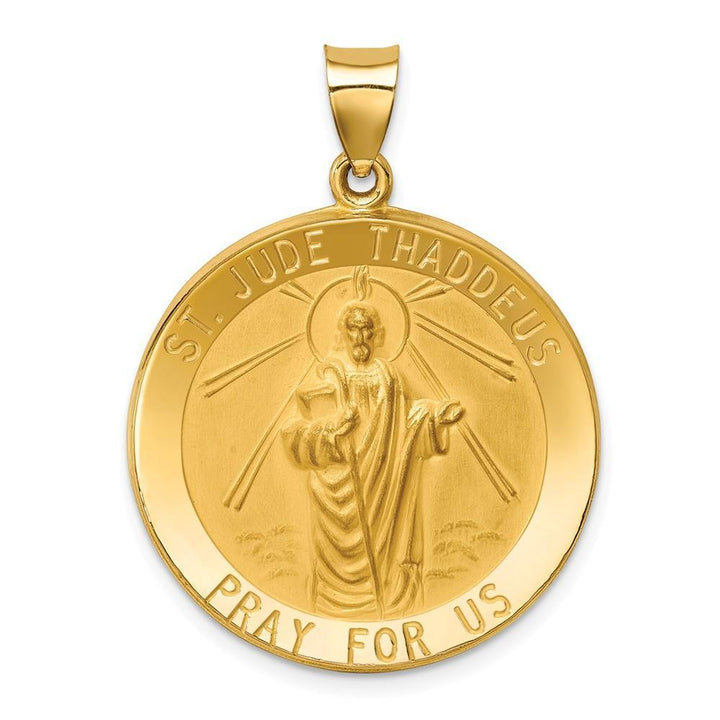 14k Yellow Gold Saint Jude Thaddeus Medal