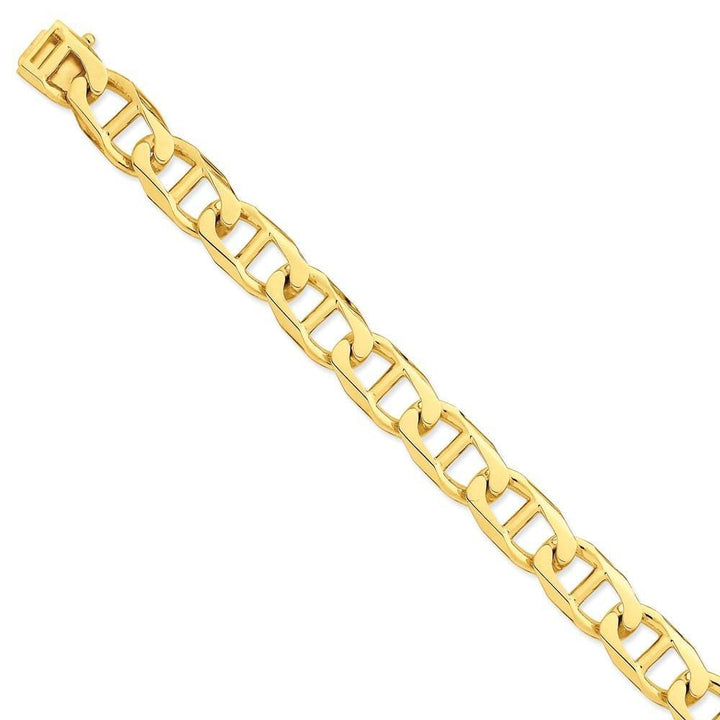 14k Yellow Gold Solid 13.00m Anchor Link Chain