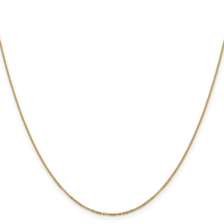 Leslies 14k Yellow Gold 1.1 mm Flat Cable Chain