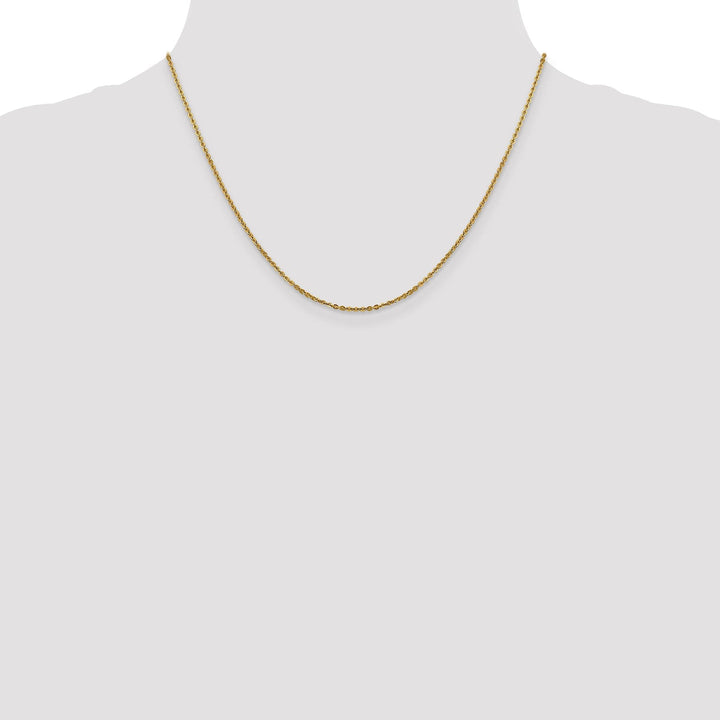 14k Yellow Gold Flat Cable Chain