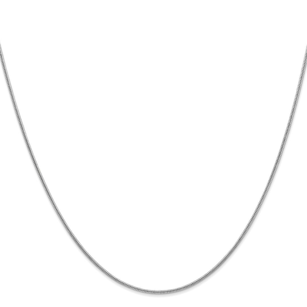 14K White Gold 1.3 mm Snake Chain