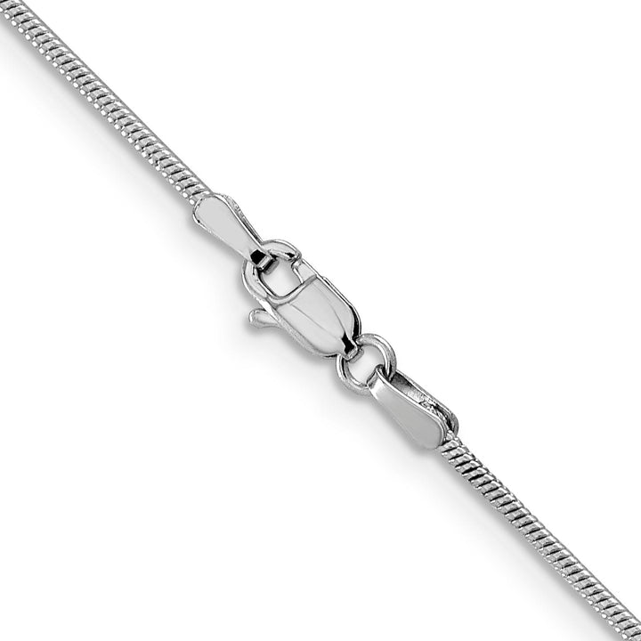 14K White Gold 1.3 mm Snake Chain