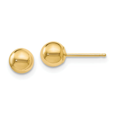 14k Yellow Gold 5mm Ball Post Earrings at $ 36.98 only from Jewelryshopping.com