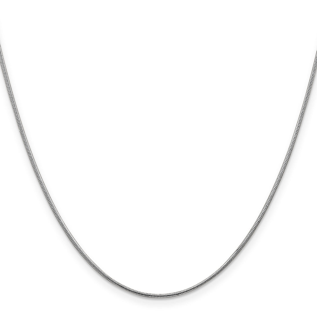 14K White Gold 1 mm Snake Chain