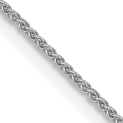 14k White Gold .8mm Baby Spiga Wheat Chai at $ 166.04 only from Jewelryshopping.com
