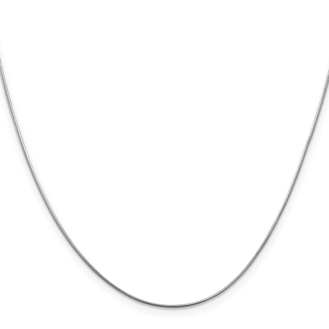 14K White Gold .8 mm Snake Chain