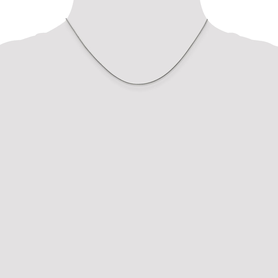 14K White Gold .8 mm Snake Chain