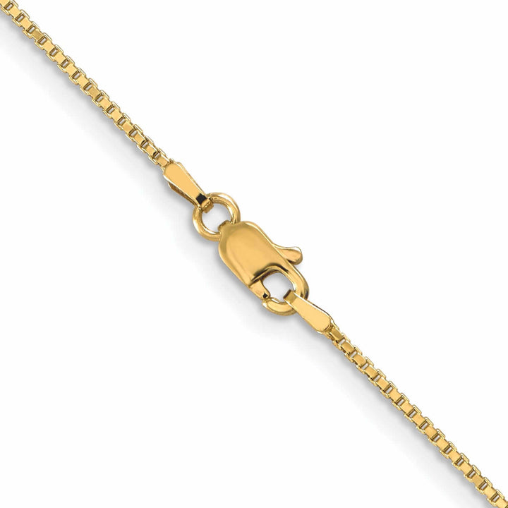 10k Yellow Gold 1 mm Box Chain