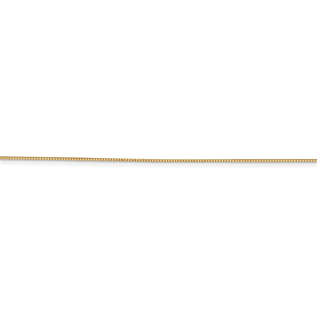 10k Yellow Gold .7 mm Box Chain