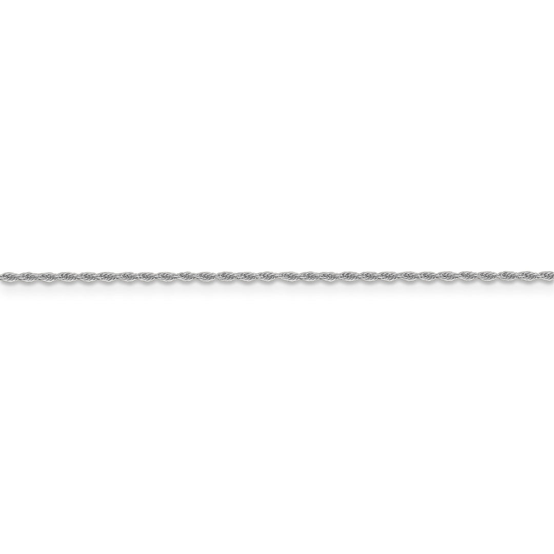 Leslie 10K White Gold 1.2 mm Loose Rope Chain
