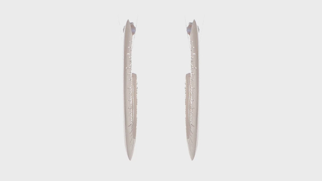 Silver Radiant Essence Rose Gold Earrings