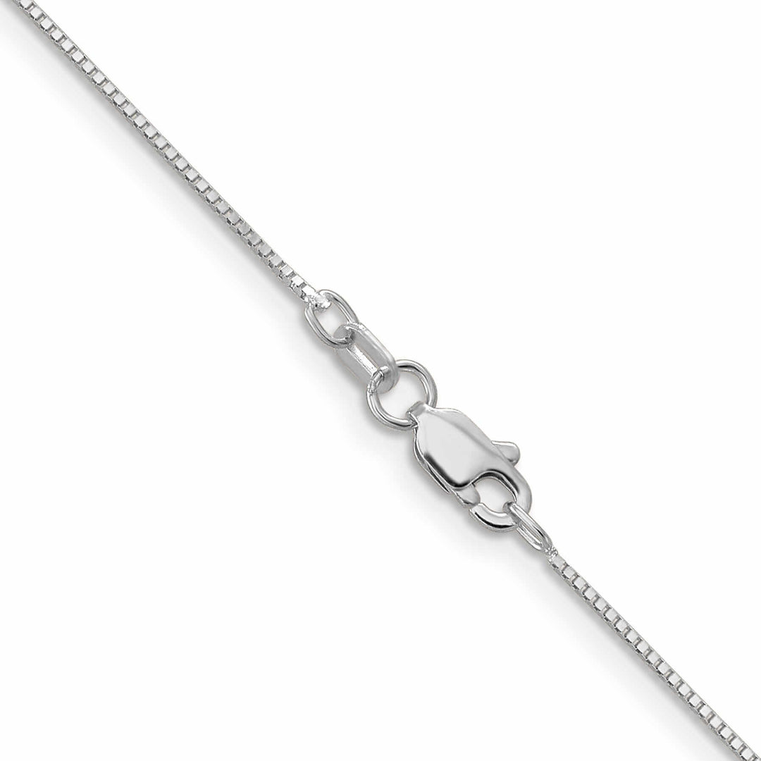 10K White Gold .7 mm Box Chain