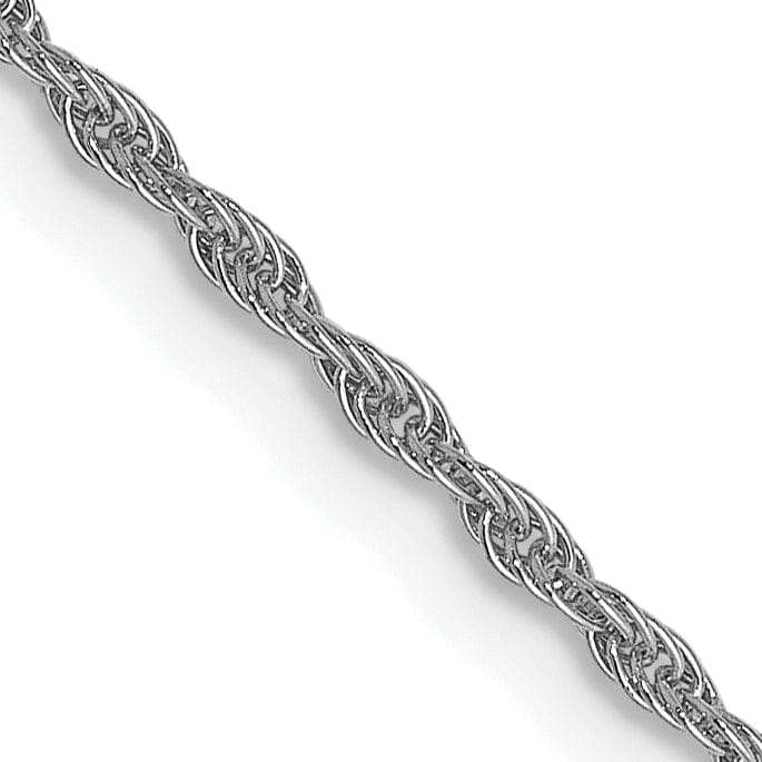 14K White Gold 1.3 mm Pendant Rope