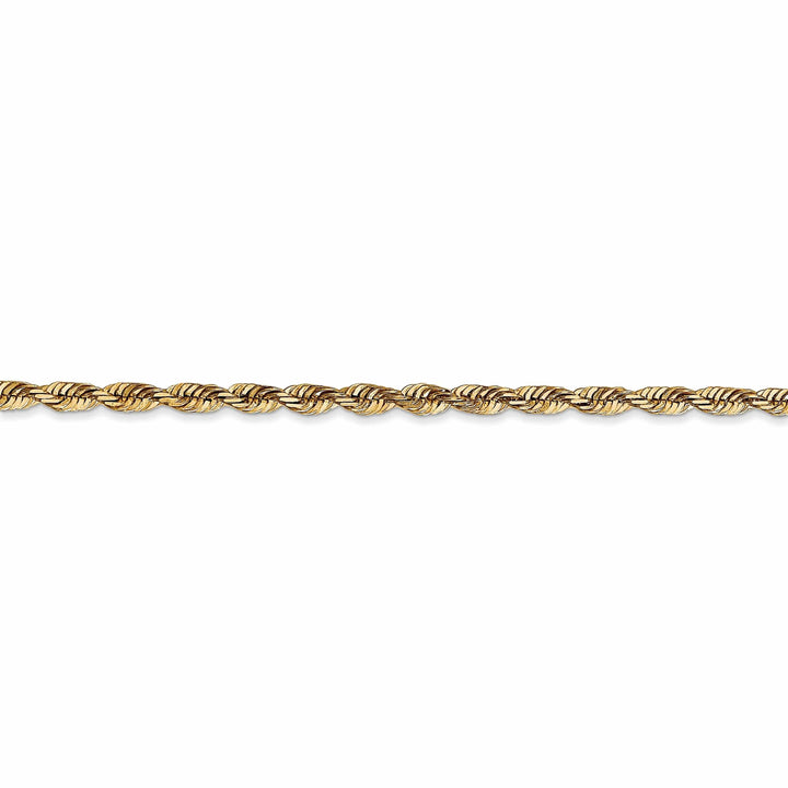 10k Yellow Gold 2.8m DC Lightweight Rope Chain