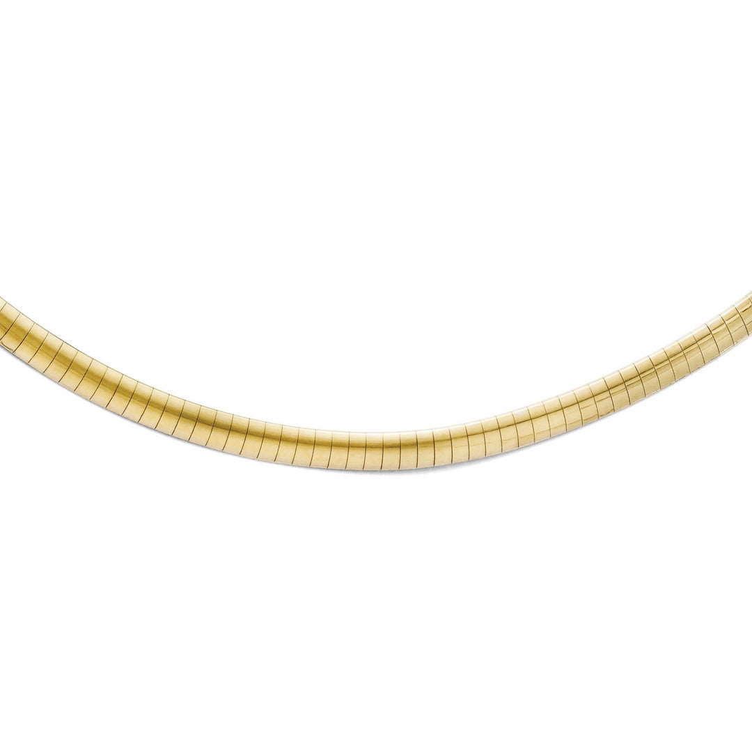 10K Two Tone Gold Supreme Reversible Omega Chain