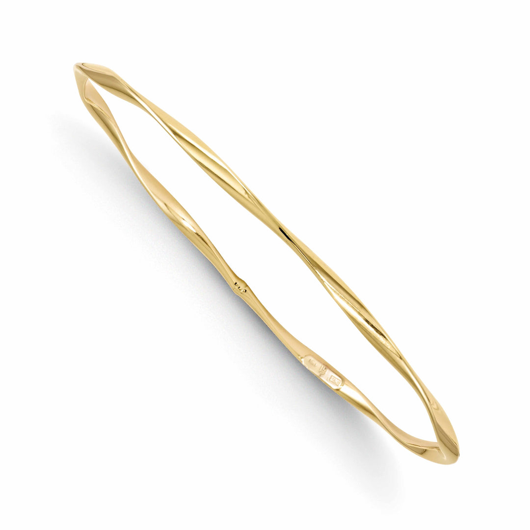 10k Yellow Gold Slip-On Bangle