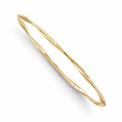 10k Yellow Gold Slip-On Bangle at $ 149.7 only from Jewelryshopping.com
