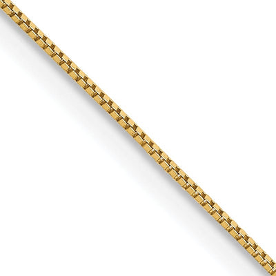 14k Yellow Gold Polished 0.50m Carded Box Chain at $ 99.04 only from Jewelryshopping.com