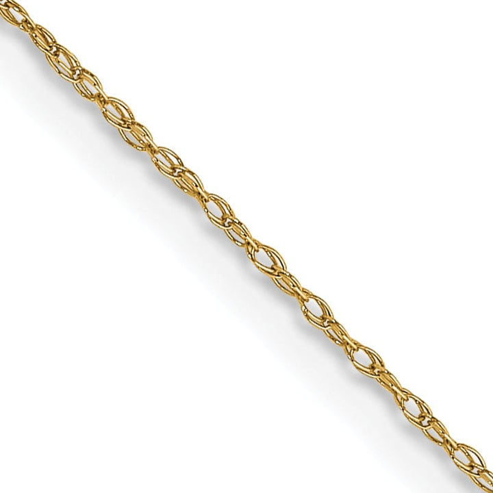 14K Yellow Gold 0.50mm Carded Cable Rope Chain