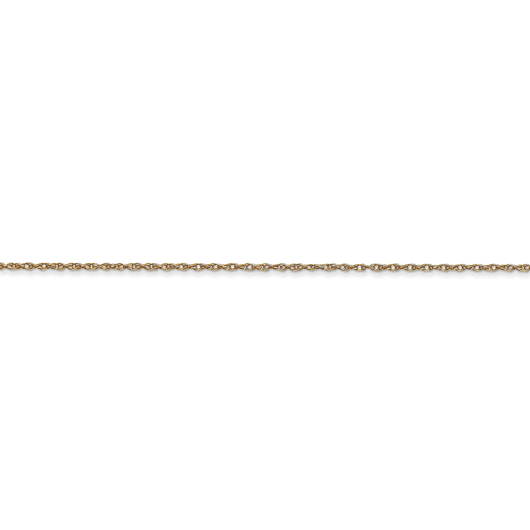 14k Yellow Gold 0.60mm Carded Cable Rope Chain